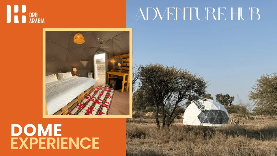 Stay Beneath the Stars with our Dome Experience – A Luxury Camping Experience in Al Dalghan Park - Image 1